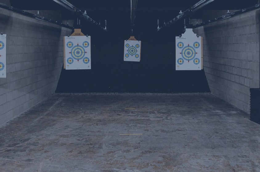 Indoor range lanes